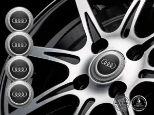 Audi Calcomanías de Cúpula Estilo Insignias Estilo de Silicona